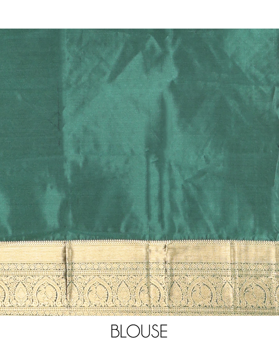 Green Jacquard Saree