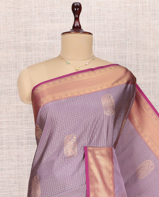 Grey Budget Silk Saree