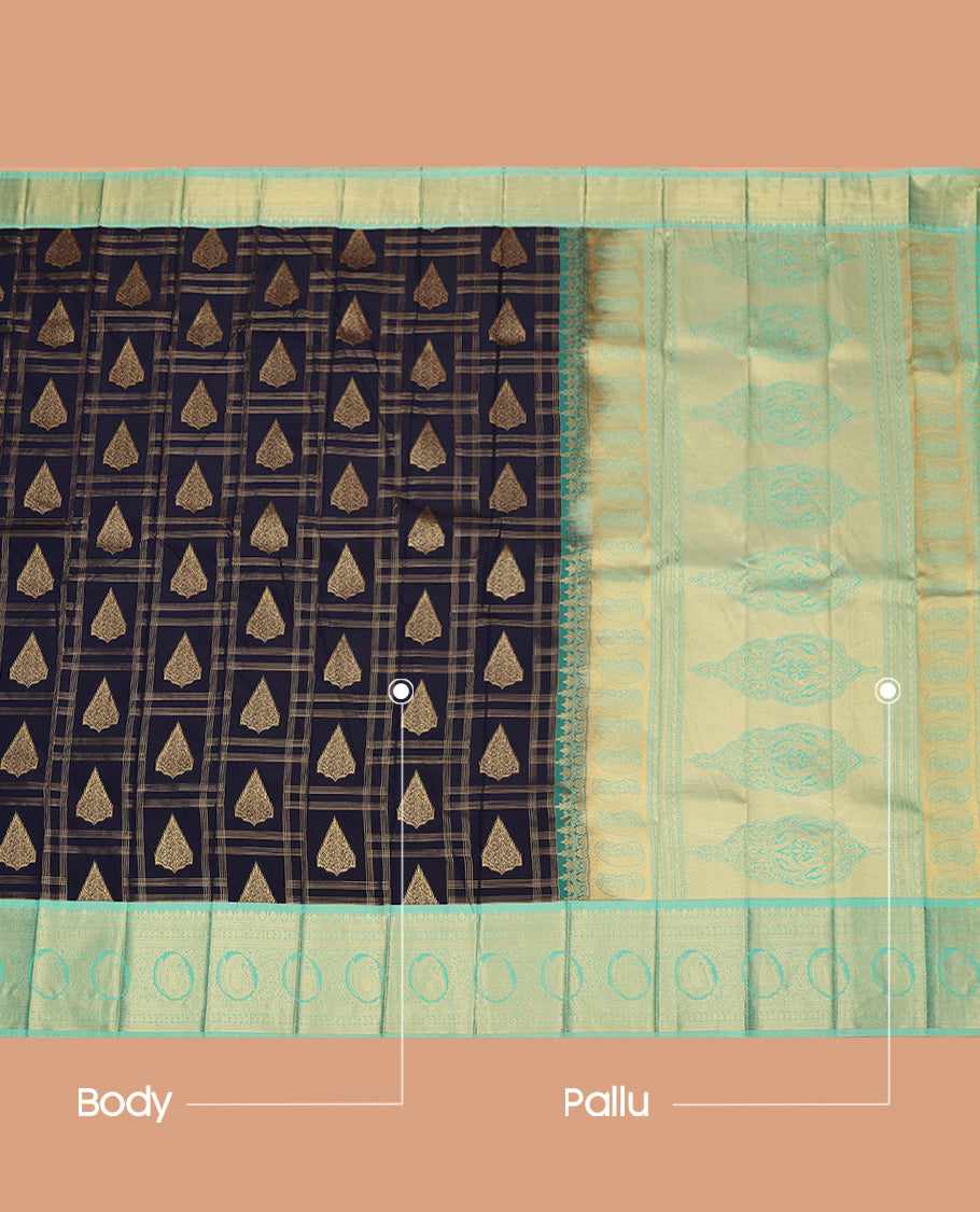 Blue Budget Silk Saree