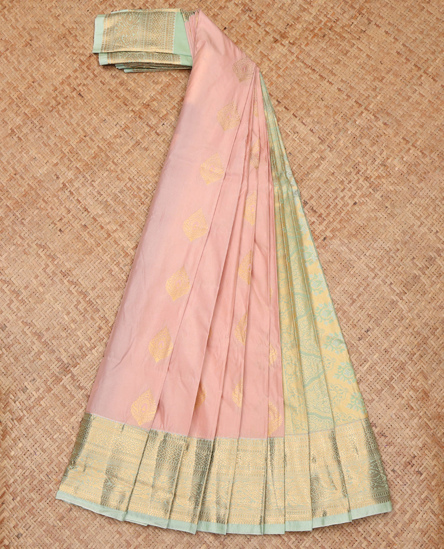 Pale Pink Budget Silk Saree