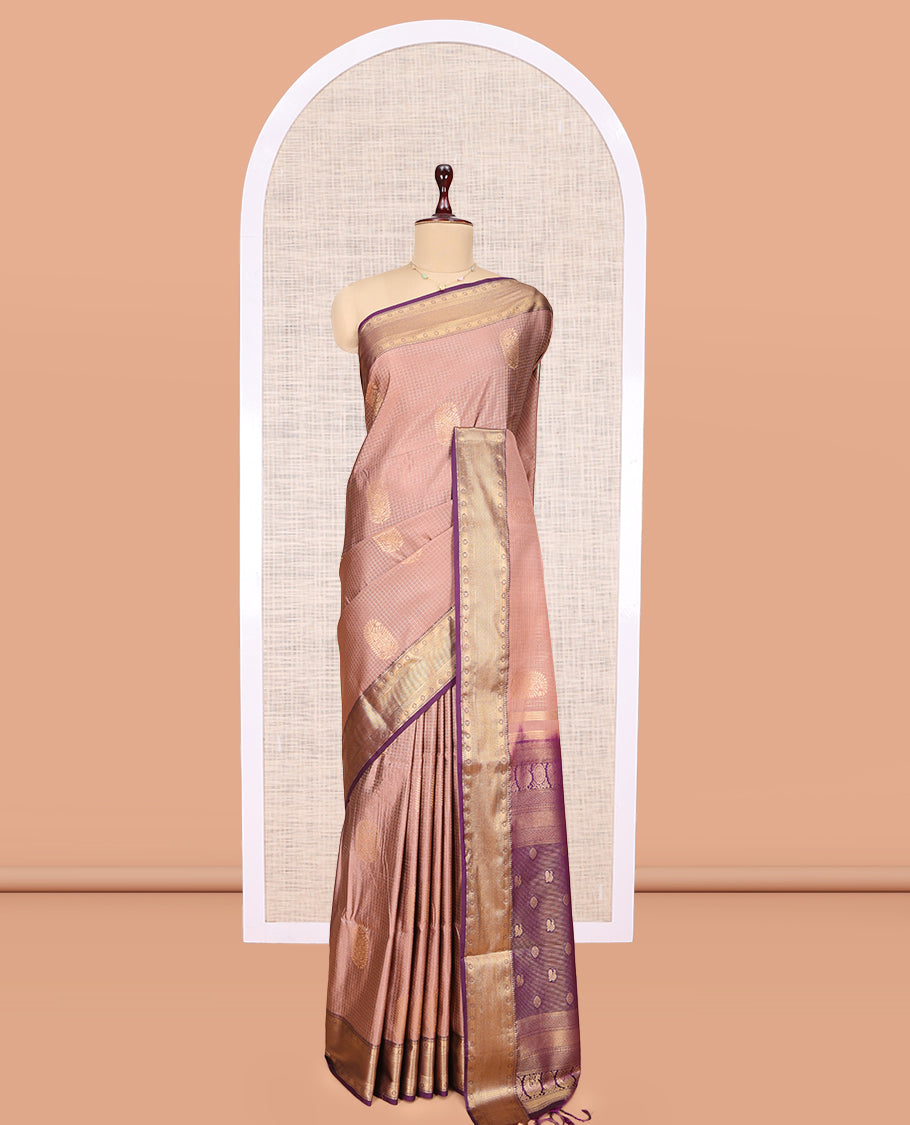Pale Pink Budget Silk Saree