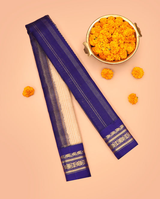 Sandal Gadwal Cotton Saree
