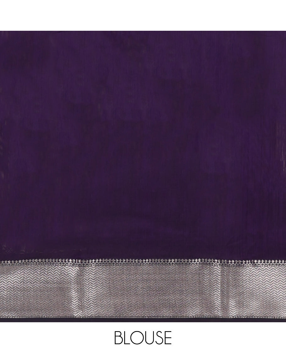 Violet Maheshwari Cotton Saree
