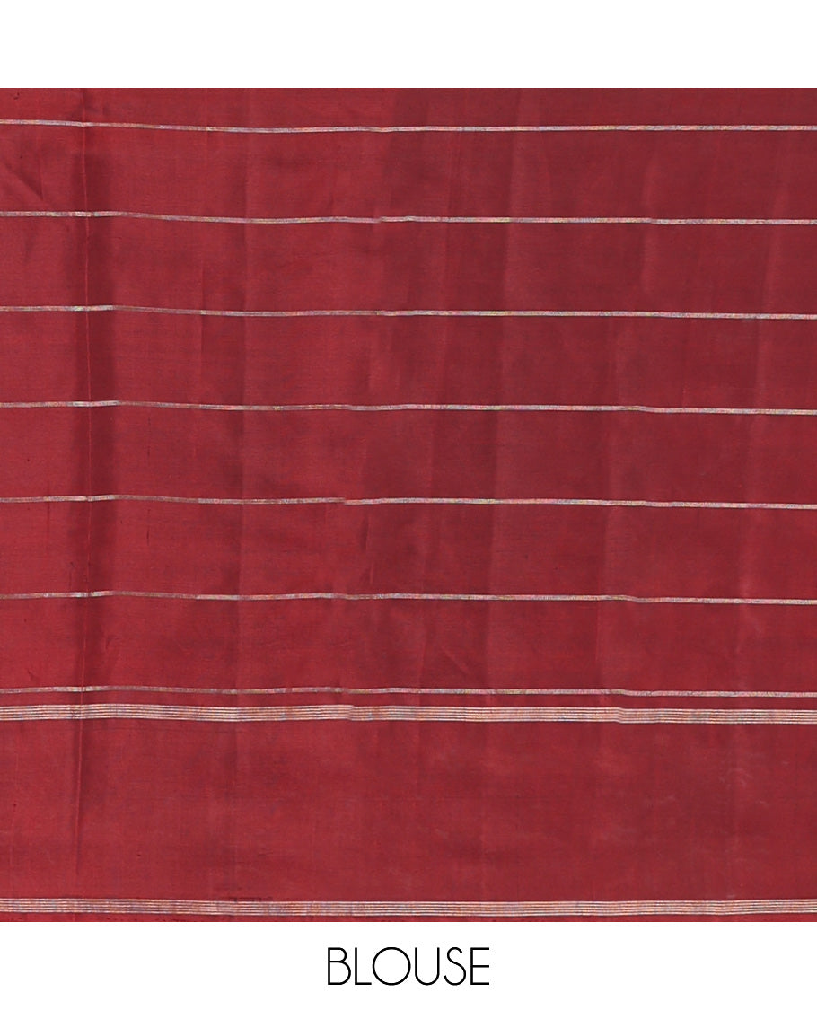 Green Checks Mayuri Soft Silk Saree