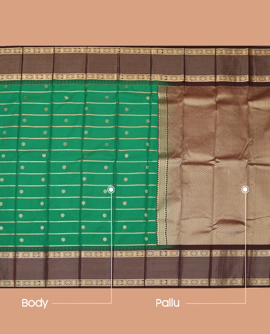 Green Budget Silk Saree