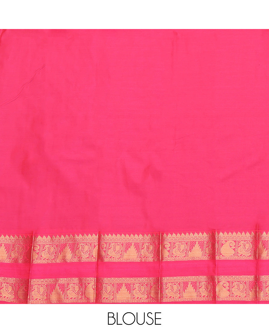 Blue Budget Silk Saree