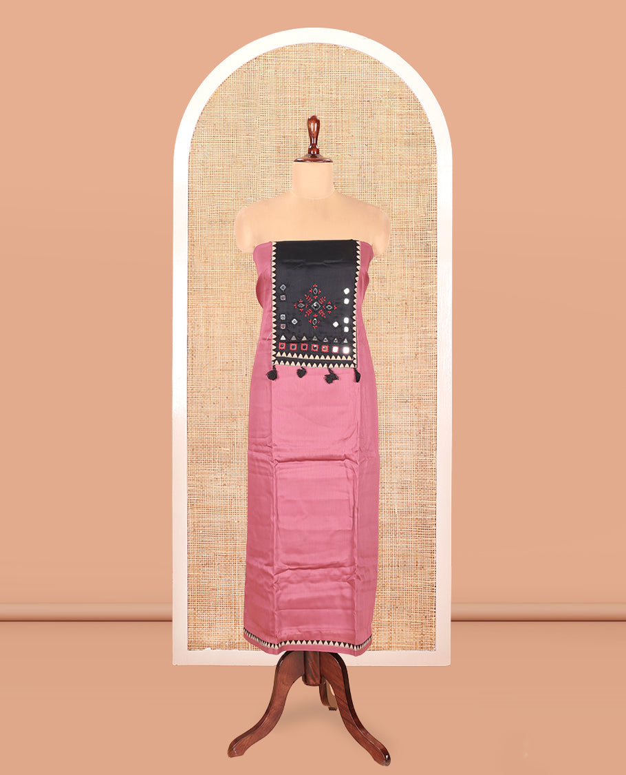 Onion Pink Material Chudidar Set