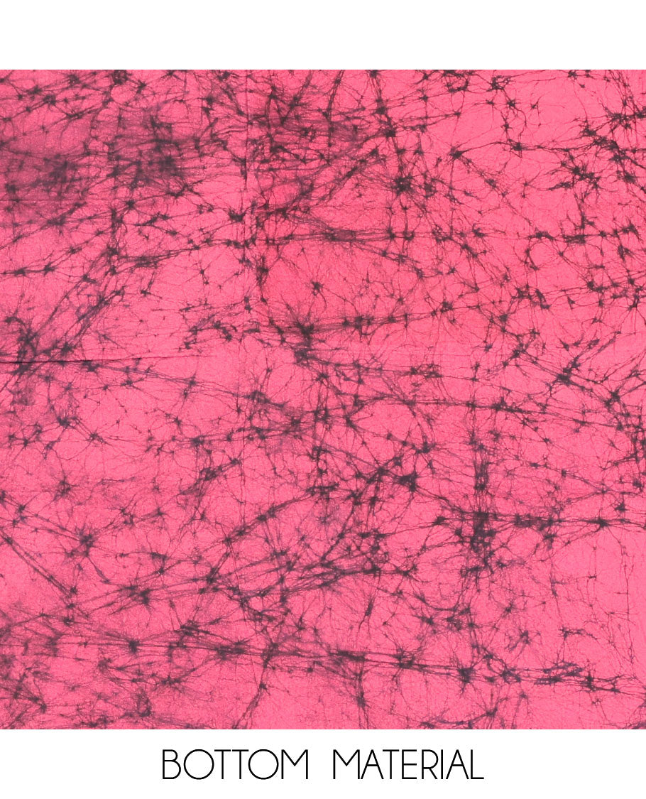 Black-Pink Cotton Material Churidar Set, Accentuated with Batik-Printed Top, Contrast Batik Bottom, and a Batik-Printed Dupatta