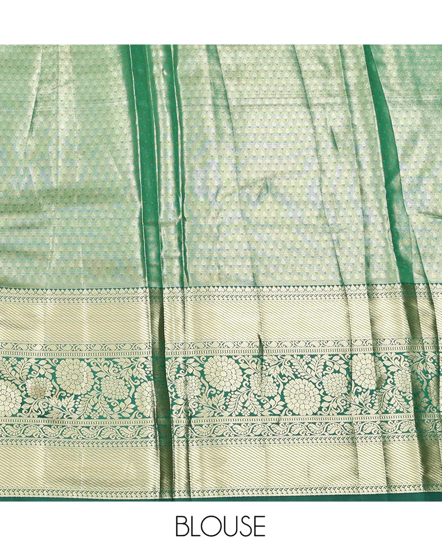 Pink Art Silk Half-Saree