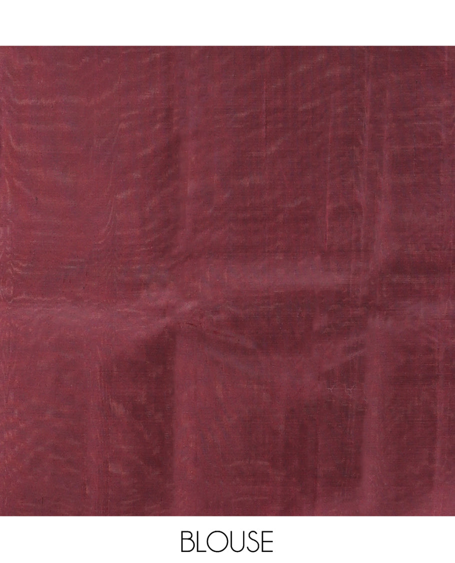 Lilac Butta Mayuri Lite Silk Mix Saree