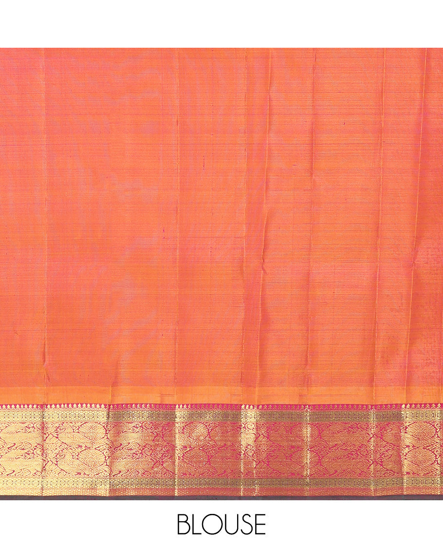 Purple Kanchipuram Silk Saree
