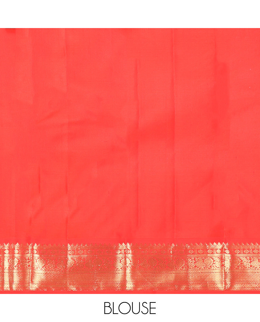 Pink Kanchipuram Silk Saree