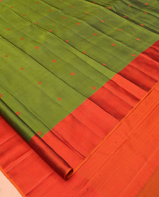 Green Kanchipuram Silk Saree