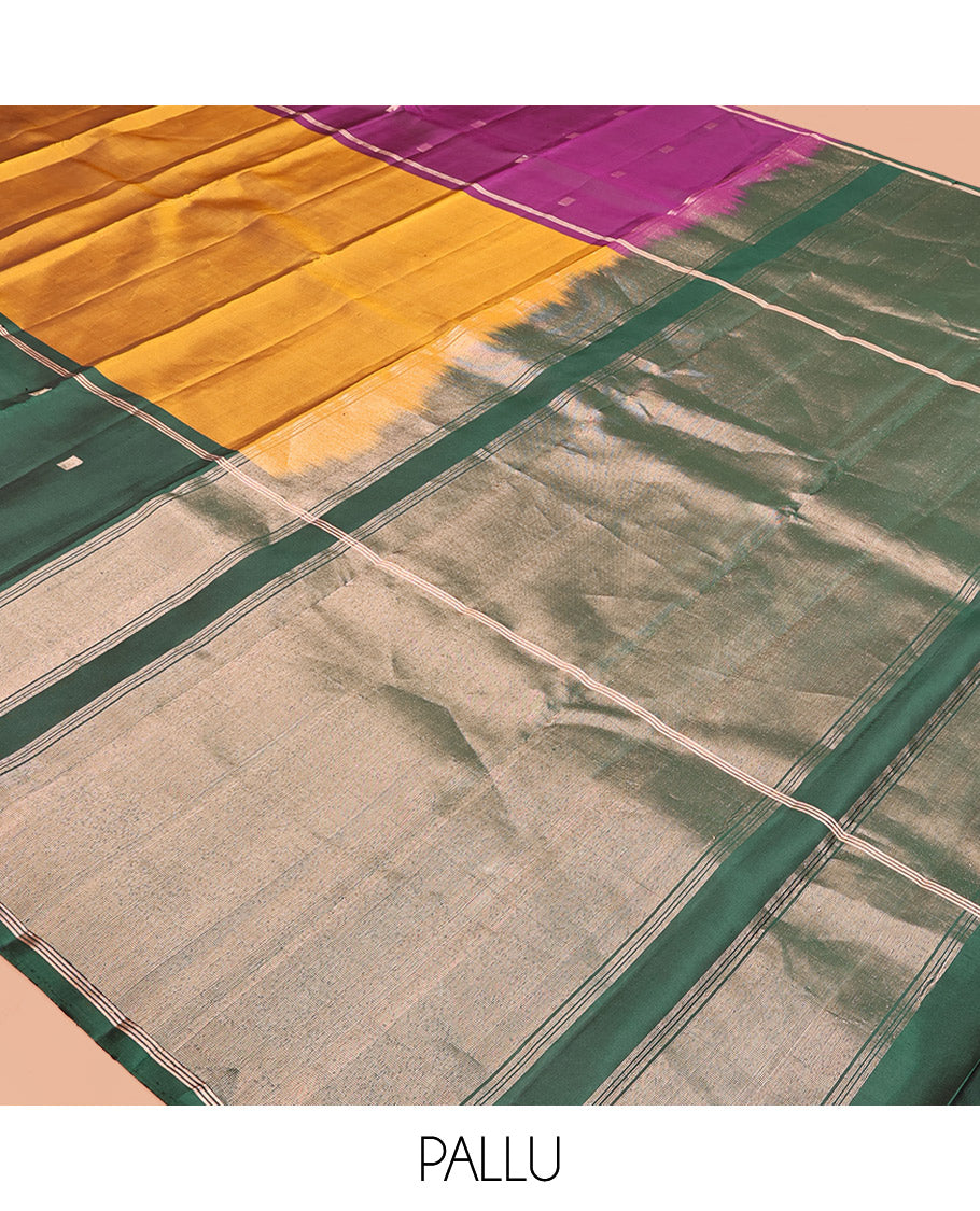 Yellow Mayuri Soft Silk Saree