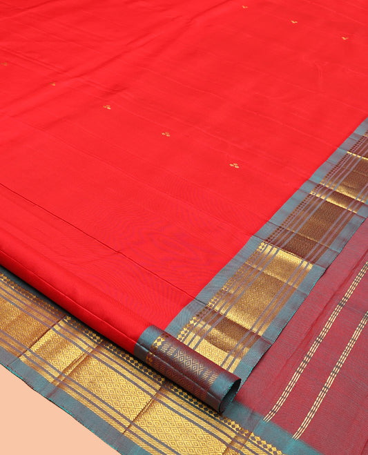 Red Kanchipuram Silk Saree