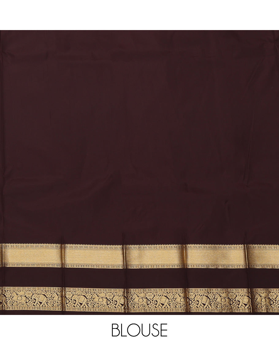 Orange Budget Silk Saree