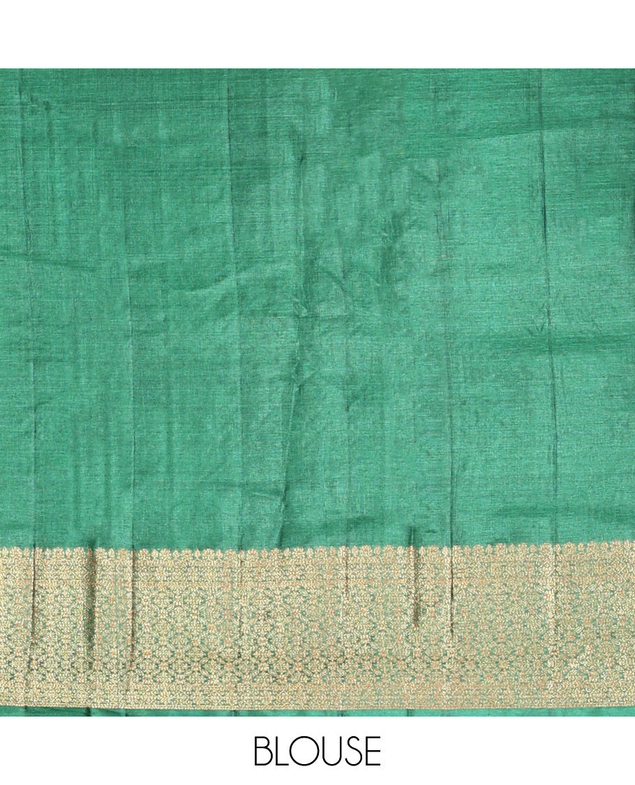Dark Purple Fancy Tussar Saree