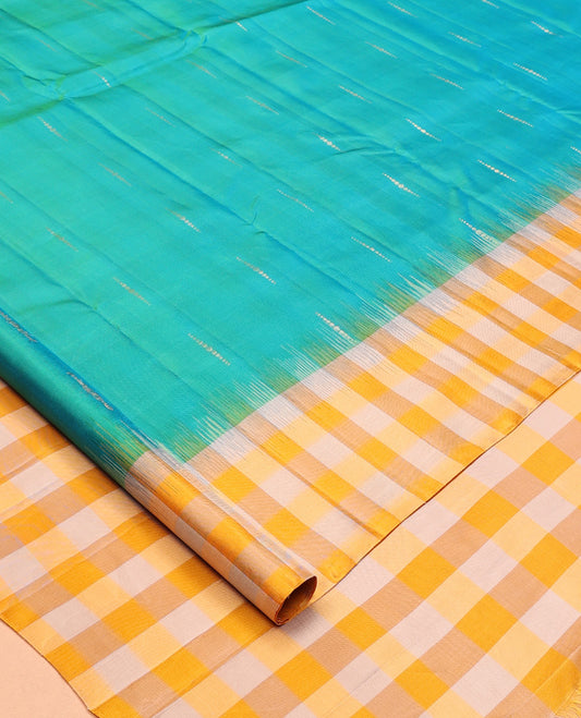 Blue Mayuri Soft Silk Saree