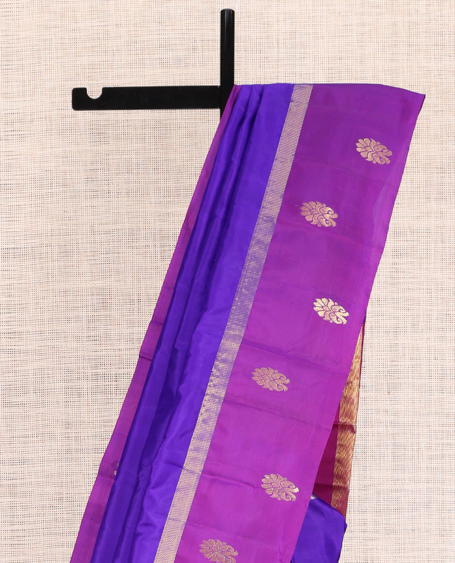 Violet Kanchipuram Silk Saree