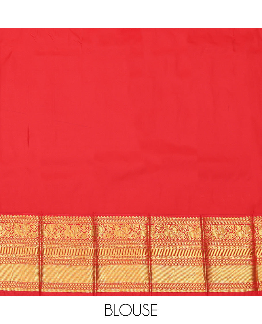Light Sandal Zari Stripes Budget Silk Saree