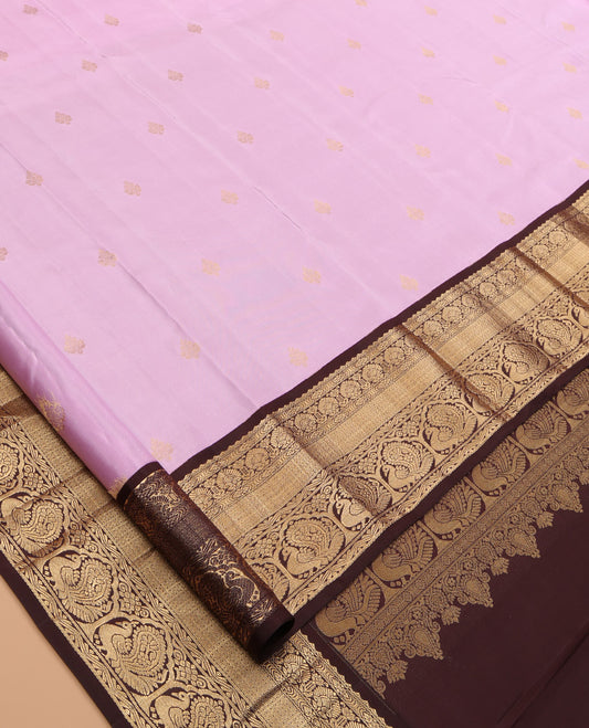 Pink Kanchipuram Silk Saree