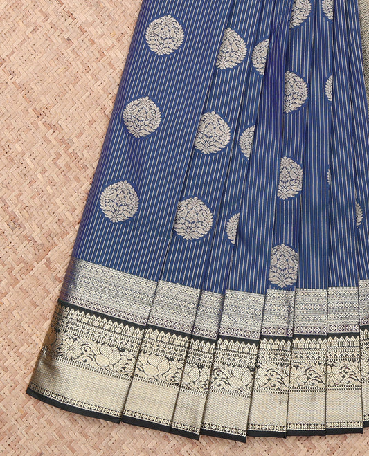 Blue Budget Silk Saree