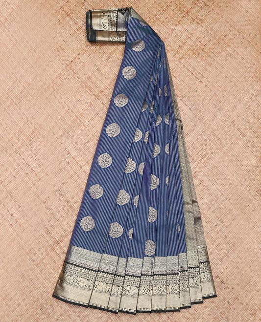 Blue Budget Silk Saree
