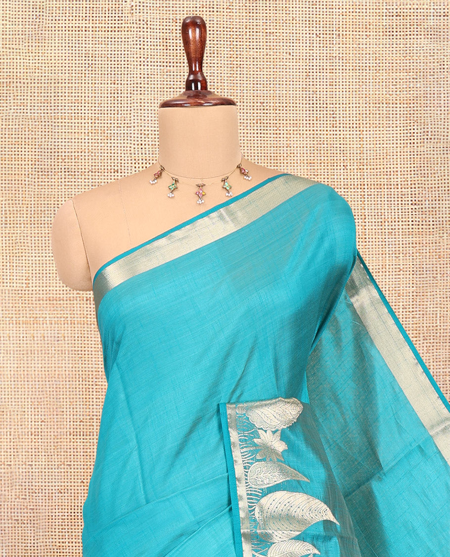 Rama Plain Art Tussar Saree