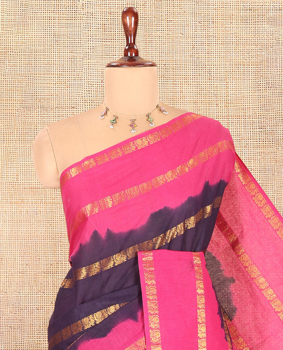 Blue Sungudi Cotton Saree