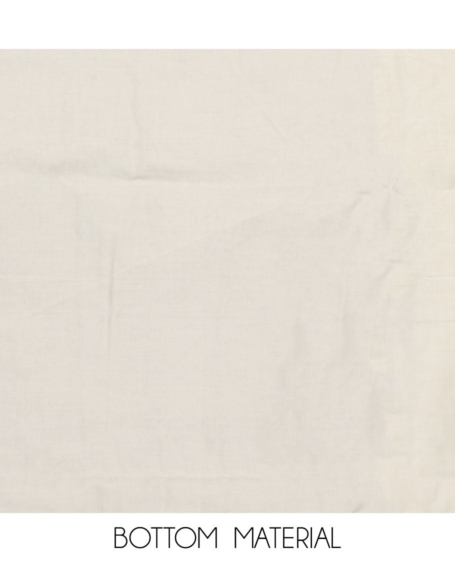 Pastel yellow material chudidar set, floral vine chikankari style embroidered top, plain bottom, and organza dupatta of floral motifs embroidery