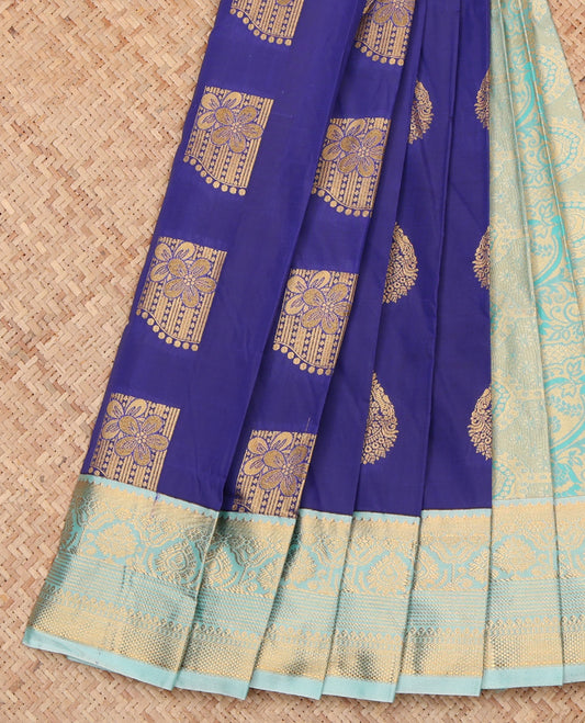 Blue Budget Silk Saree