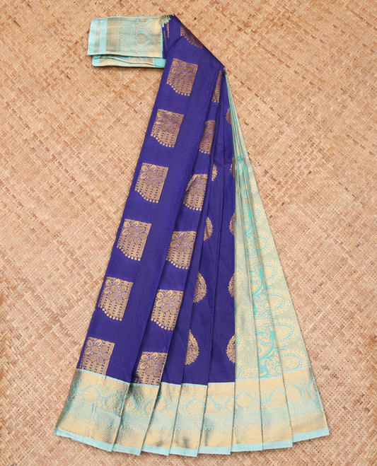 Blue Budget Silk Saree