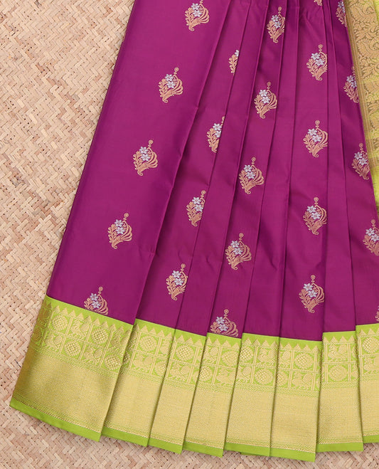 Purple Budget Silk Saree