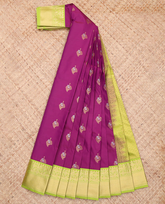 Purple Budget Silk Saree