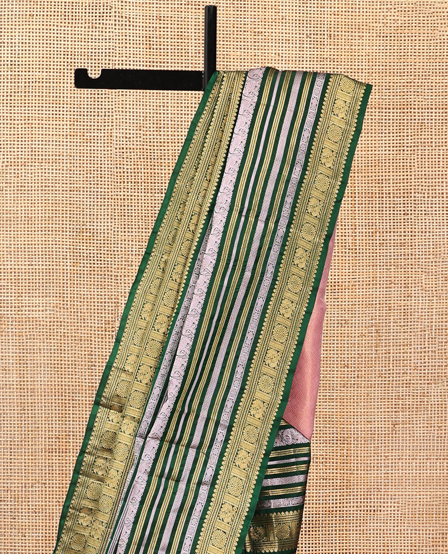 Green Vasundhara Lite-Silk Mix Saree