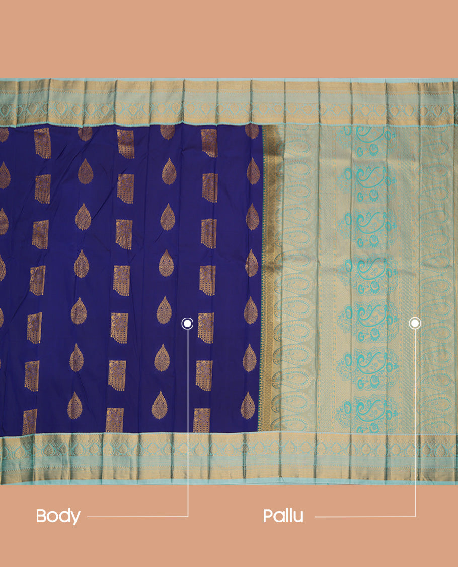 Blue Budget Silk Saree