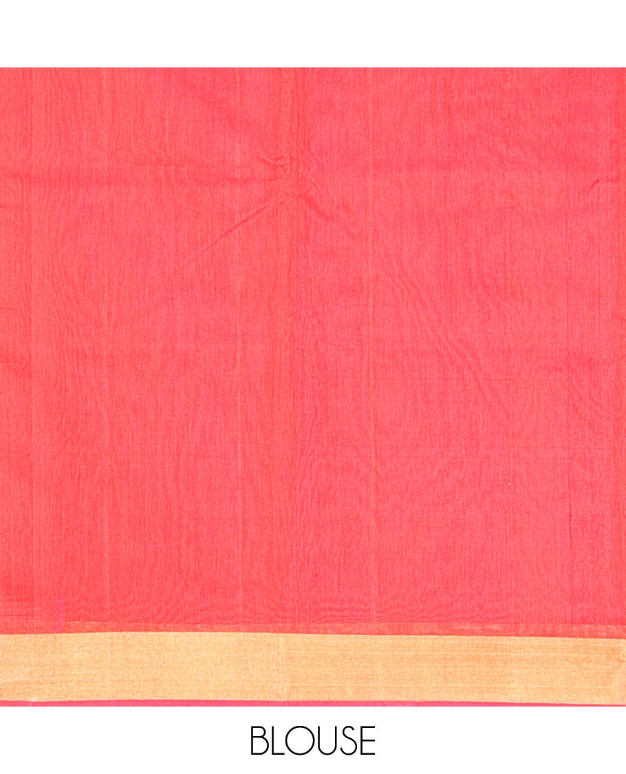 Yellow Silk Cotton Saree