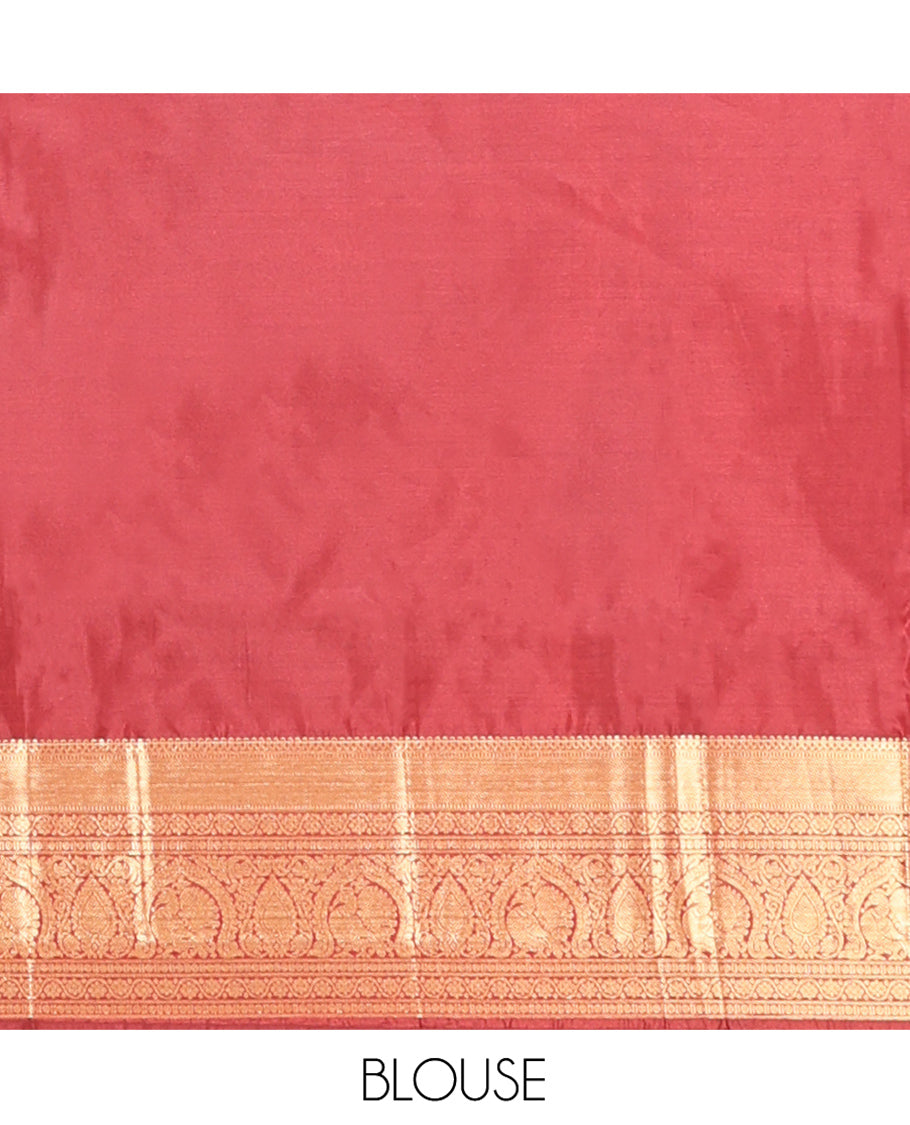 Maroon Budget Saree