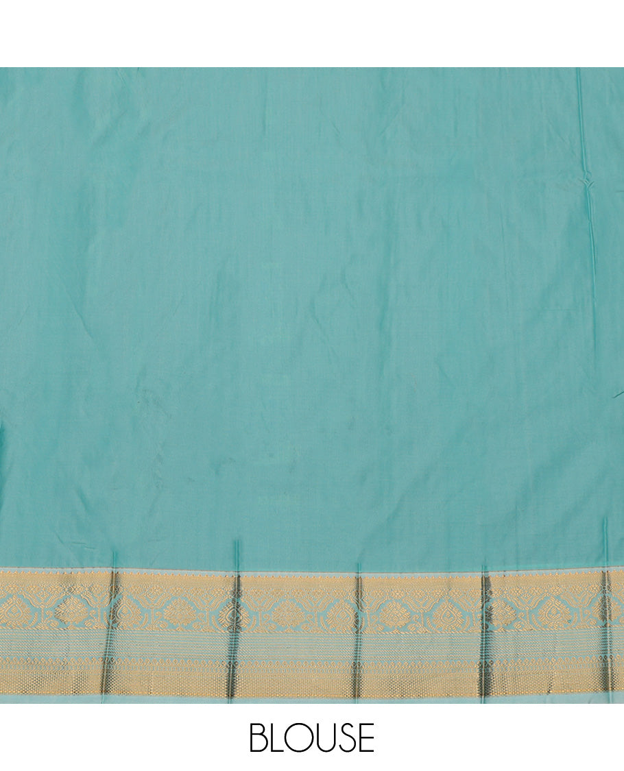 Blue Budget Silk Saree