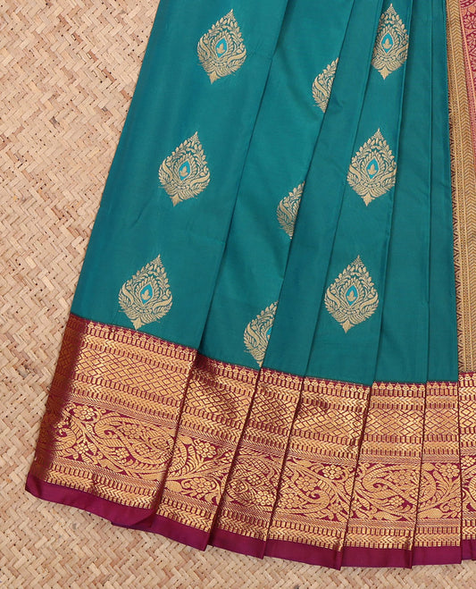 Blue Budget Silk Saree
