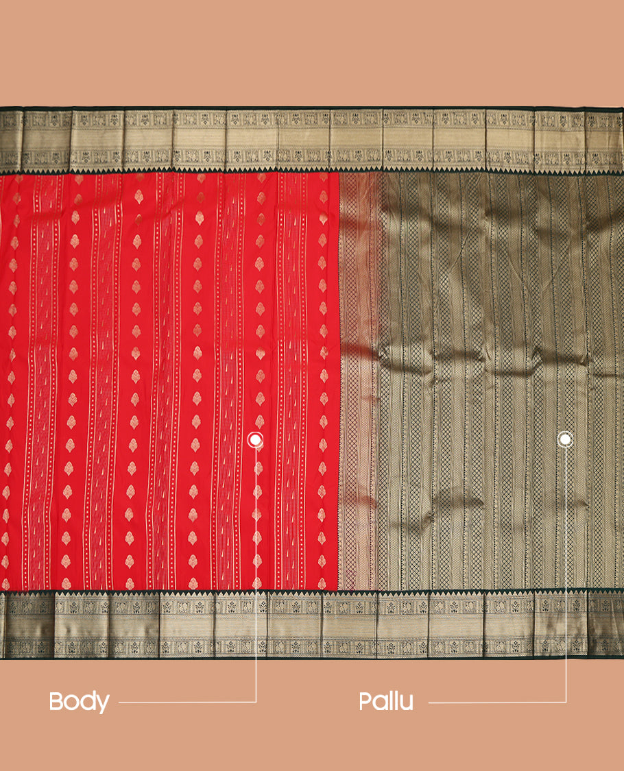 Red Budget Silk Saree