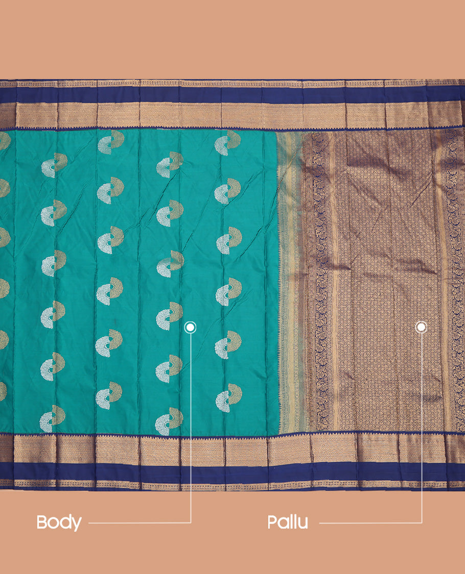 Blue Budget Silk Saree