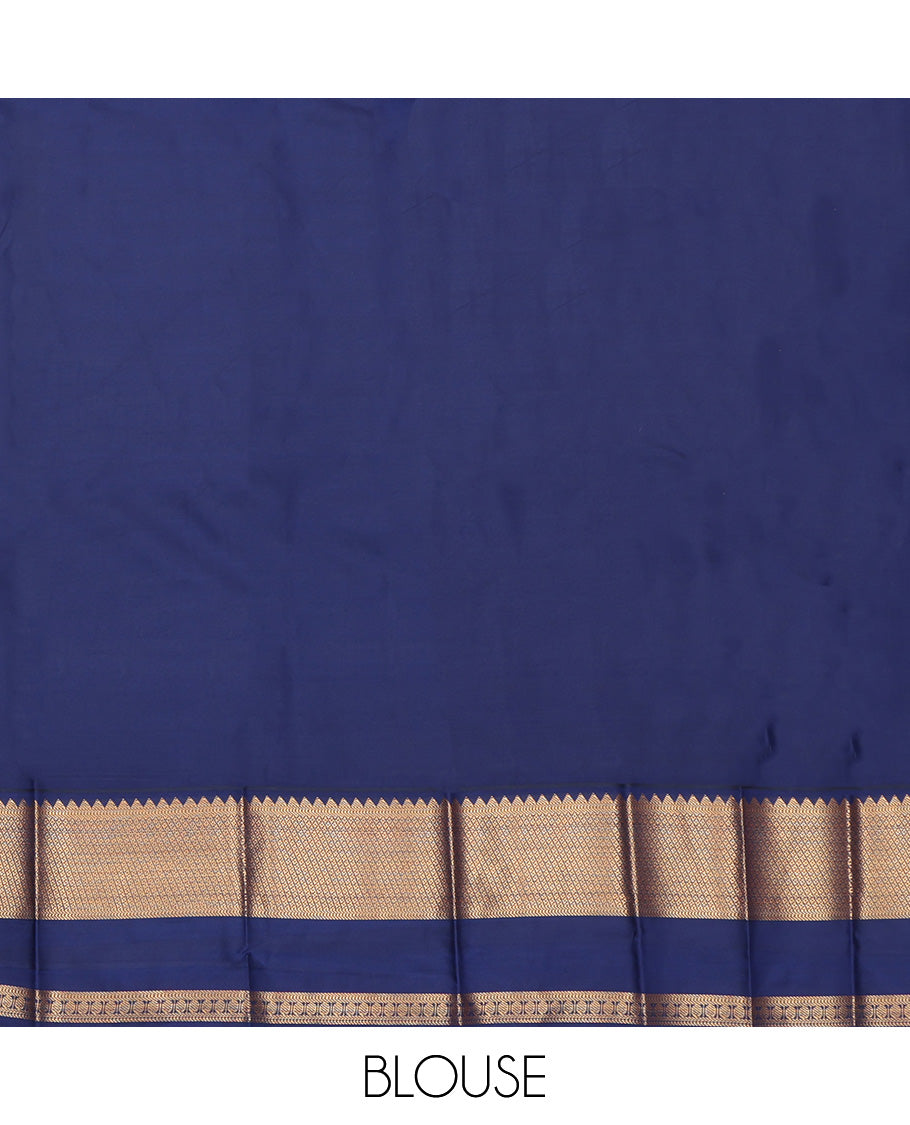 Blue Budget Silk Saree