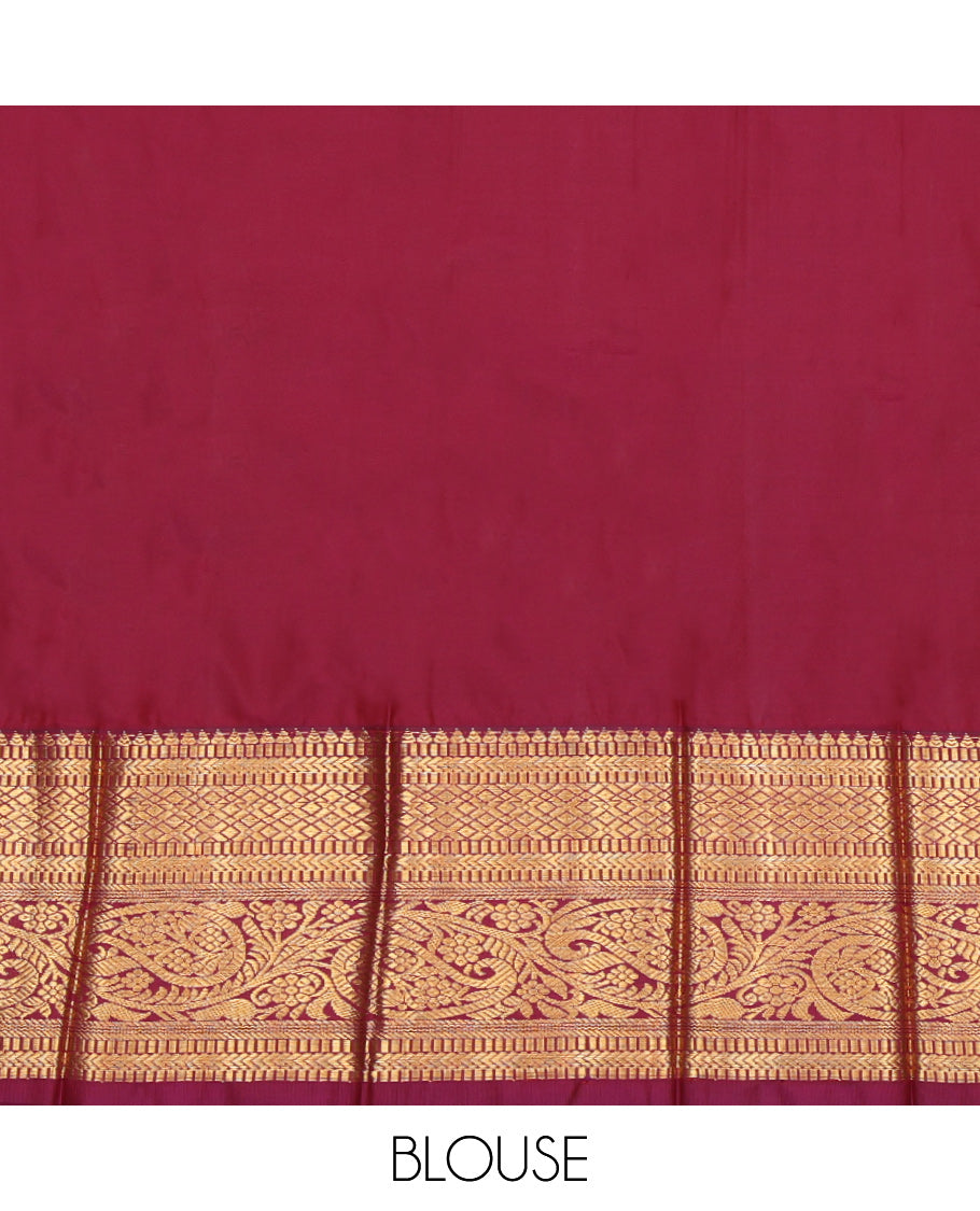 Blue Budget Silk Saree