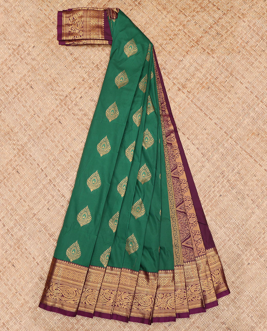 Blue Budget Silk Saree
