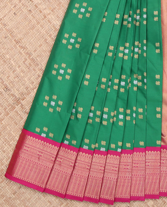 Green Budget Silk Saree