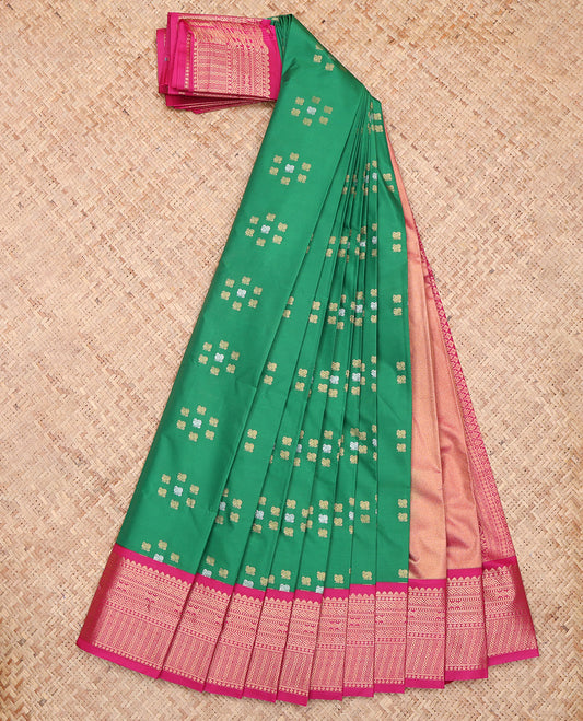 Green Budget Silk Saree
