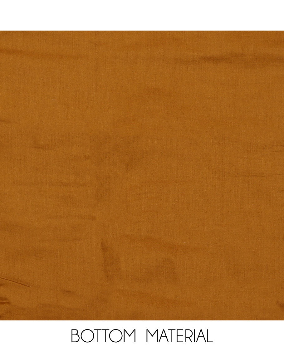 Cream base material chudidar set, floral print, cut work, and neck embroidered top, contrast plain bottom, and sequins striped pallu