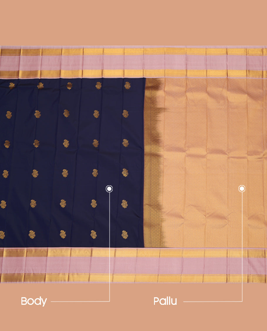 Blue Budget Silk Saree