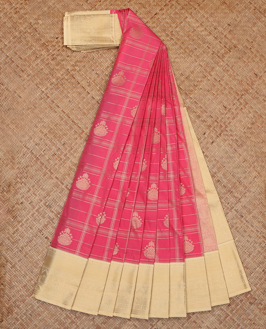 Pink Budget Silk Saree
